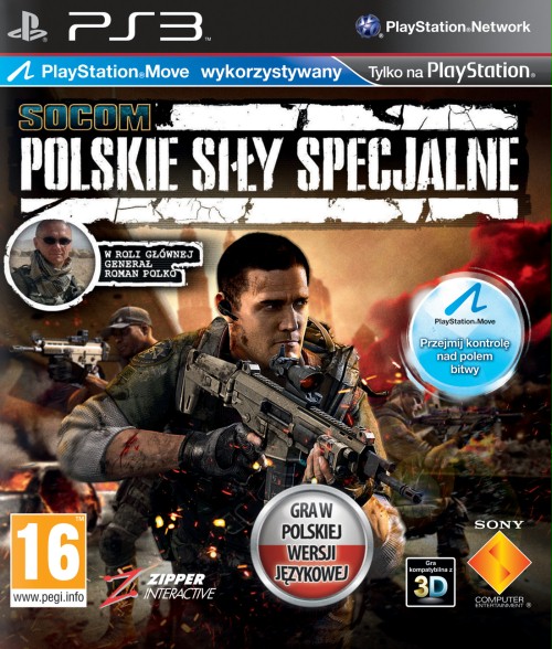 SOCOM Polskie Siły Specjalne PS3 Playstaion 3 najtańsze gry na konsole okładka front
